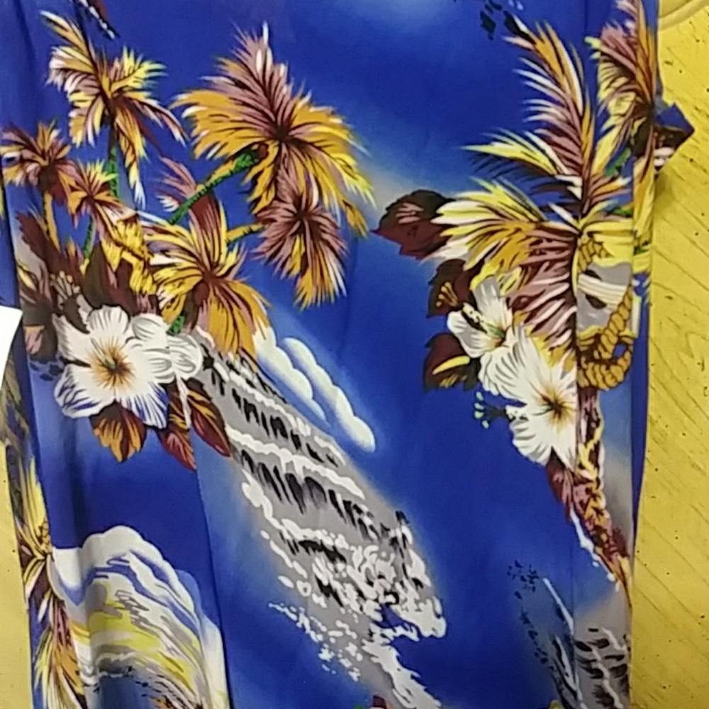 Womens Hawaiian dress  Tropical Sundress sz Sm HILO HATTIE Print Summer - Picture 8 of 8
